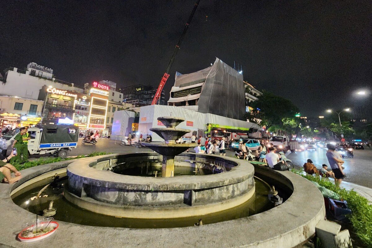 ハノイ旧市街の象徴、19日夜から解体開始