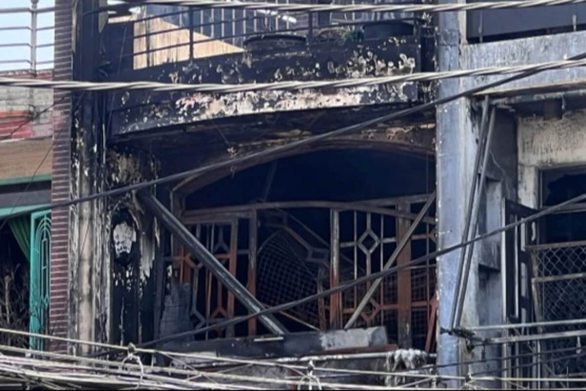 ホーチミンの市場で火災、4軒全焼も奇跡的に死傷者なし