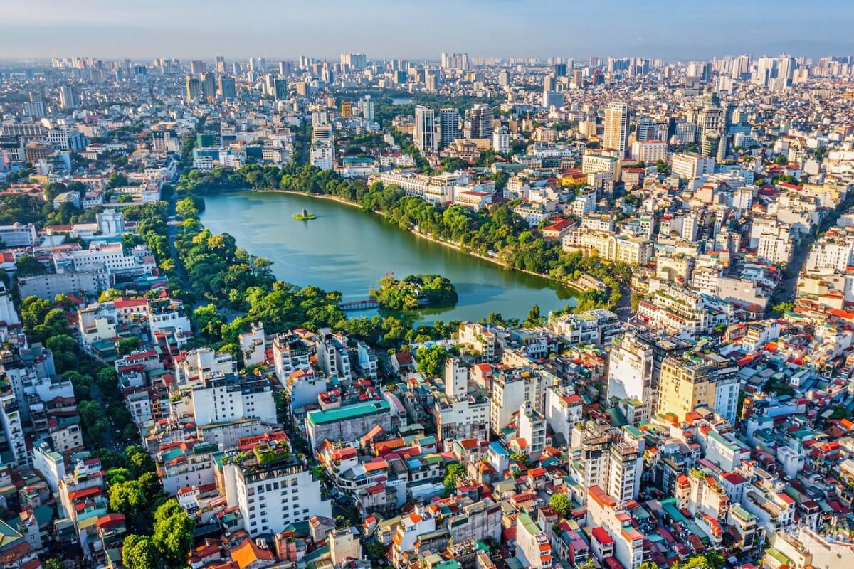 ハノイ都市計画100年ビジョン、西湖を景観の中核・大規模な都市再構築