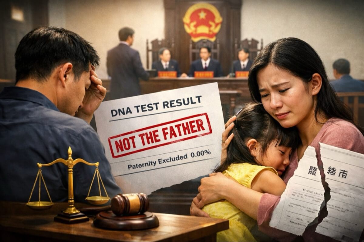 DNA鑑定で「他人の子」が判明、ベトナムで離婚決定を再審見直し