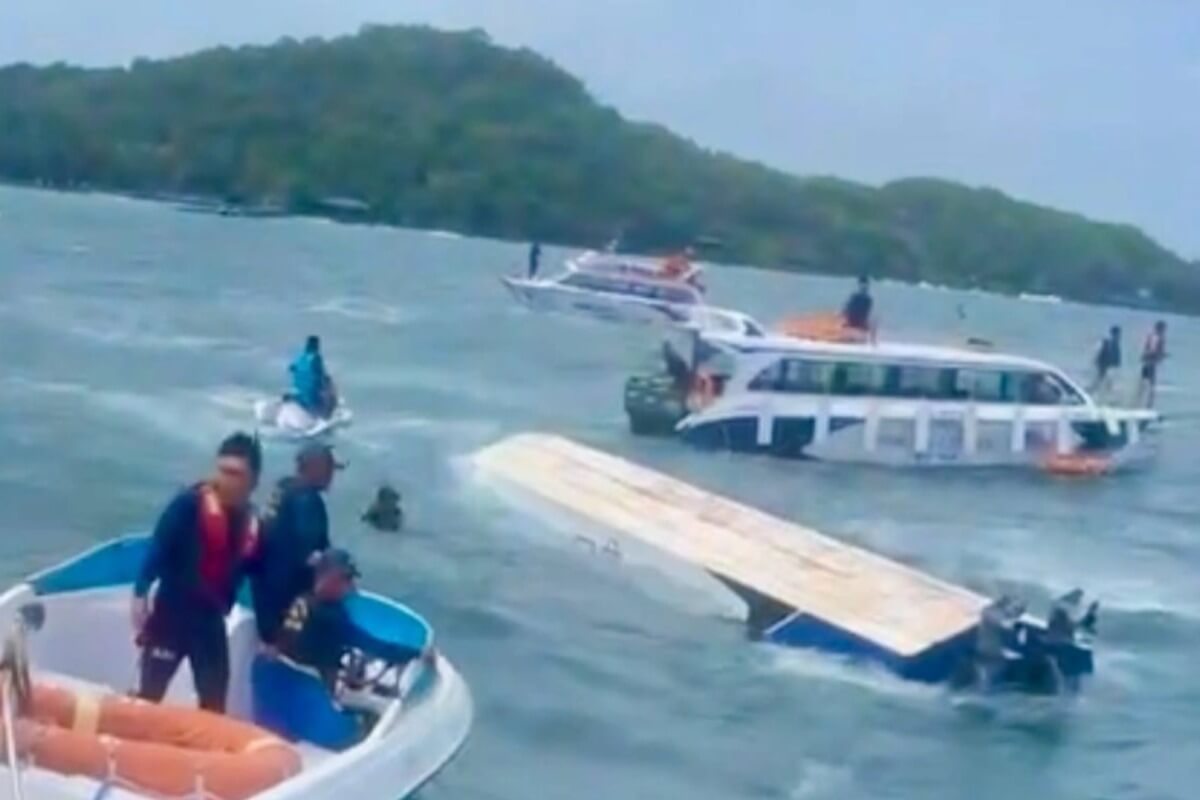 強風で転覆したフーコック観光船、インド人15人の遺体をホーチミン搬送