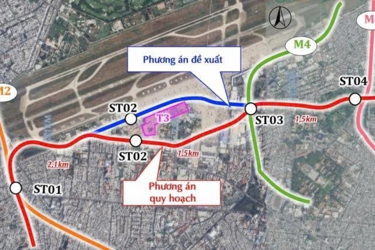 タンソンニャット空港が劇的進化、メトロで3ターミナル直接計画