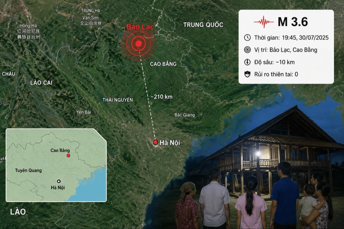 ベトナム北部でM3.6地震 国境付近で揺れ、住民が屋外へ避難