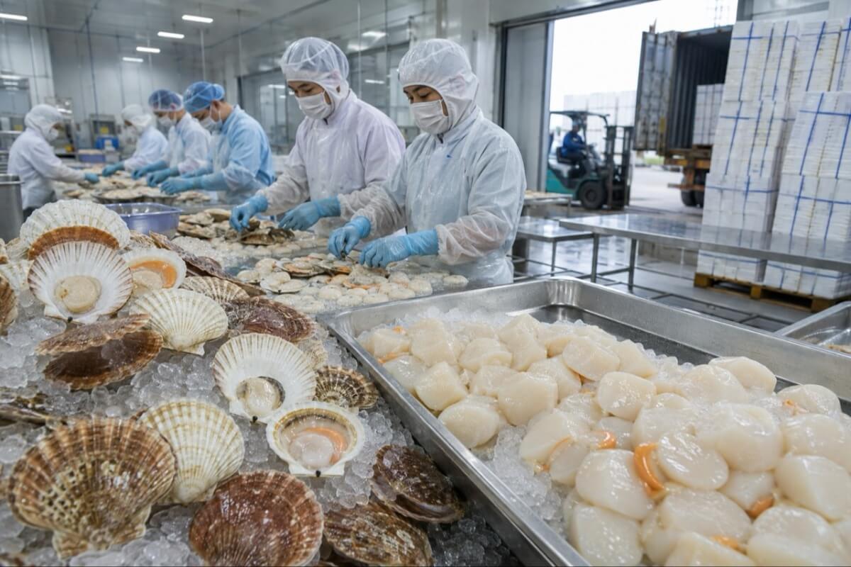 ベトナムのホタテ輸出141％増、日本向けが最大市場を維持