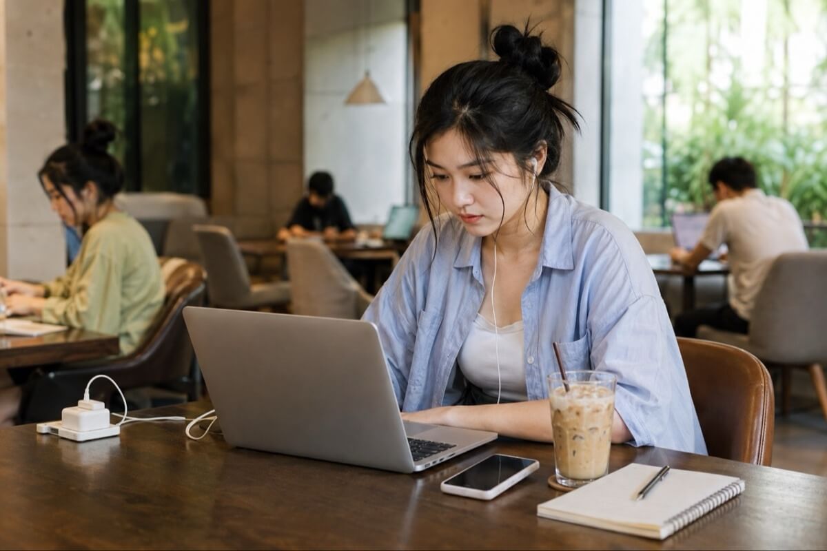 飲み物1杯で8時間作業も、若者がカフェを選ぶ新しい働き方とは