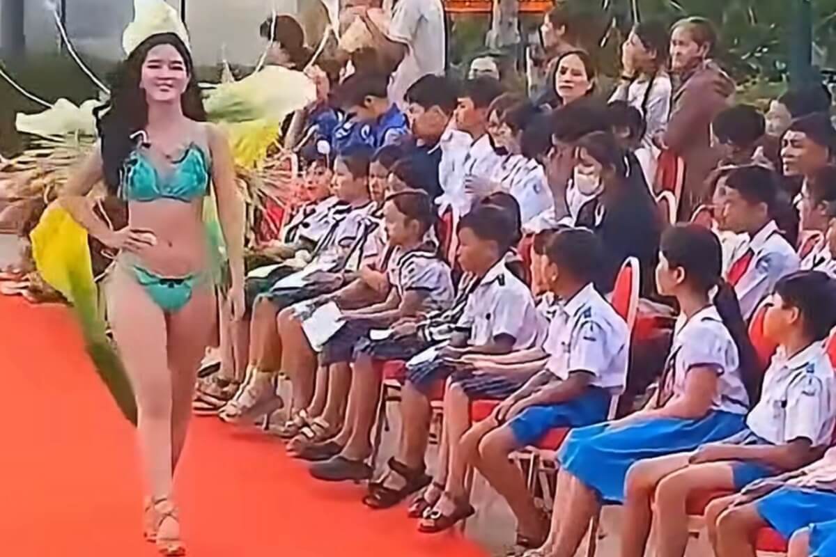 水着審査を児童が最前列で観覧、ベトナム美人コンテストに6カ月停止処分
