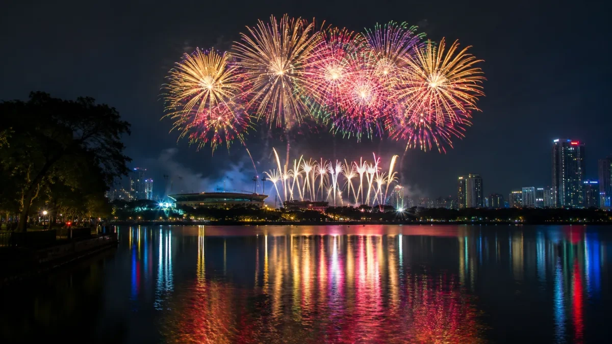 ハノイ建国記念日、市内5カ所で花火打ち上げ 祝賀イベントが目白押し