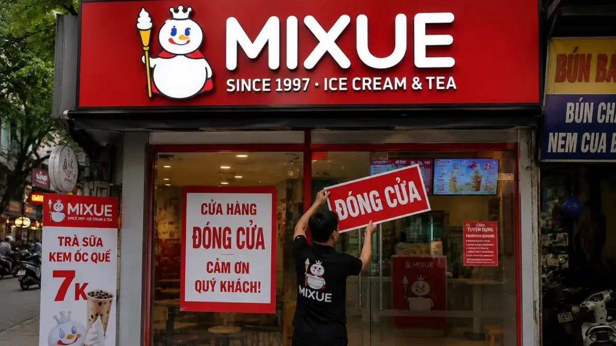 Mixue、ベトナムで店舗網縮小　海外89店閉鎖、利益15％減