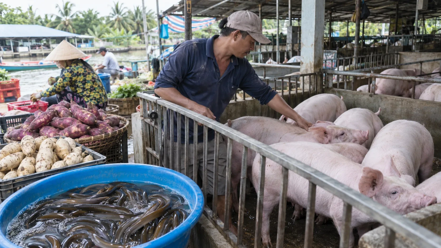 ベトナム、ウナギとサツマイモ価格上昇　テト前の豚肉供給に懸念