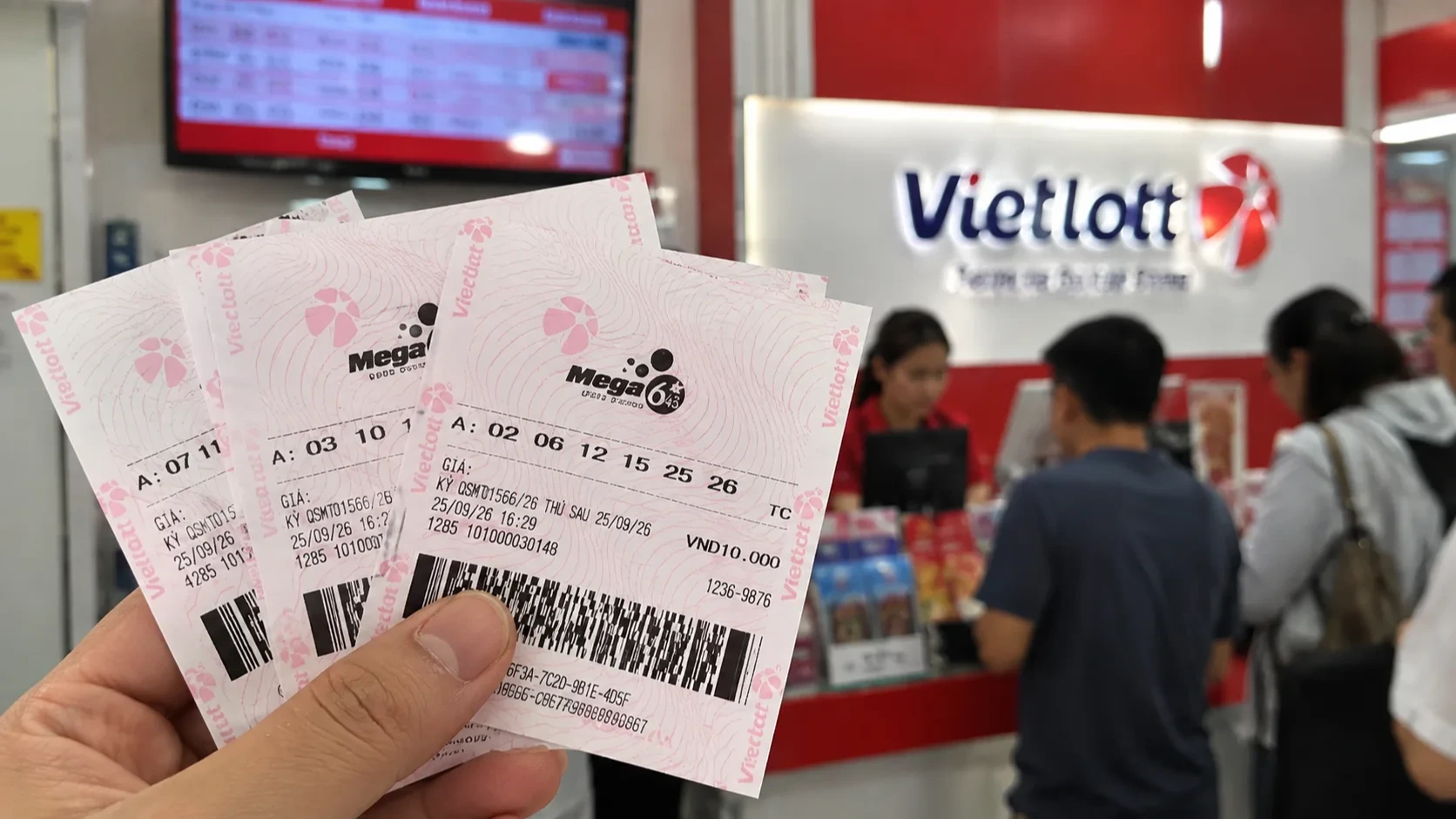 Vietlott、68枚がJackpotにあと1数字　賞金1100億ドン超