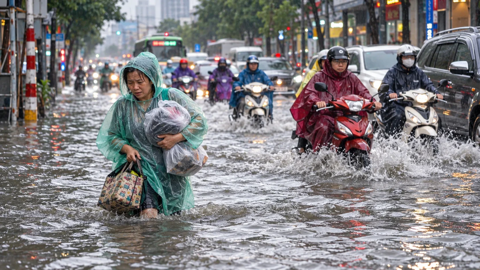 ホーチミン市、浸水対策に7兆1500億ドン　50カ所中3カ所の解消目指す