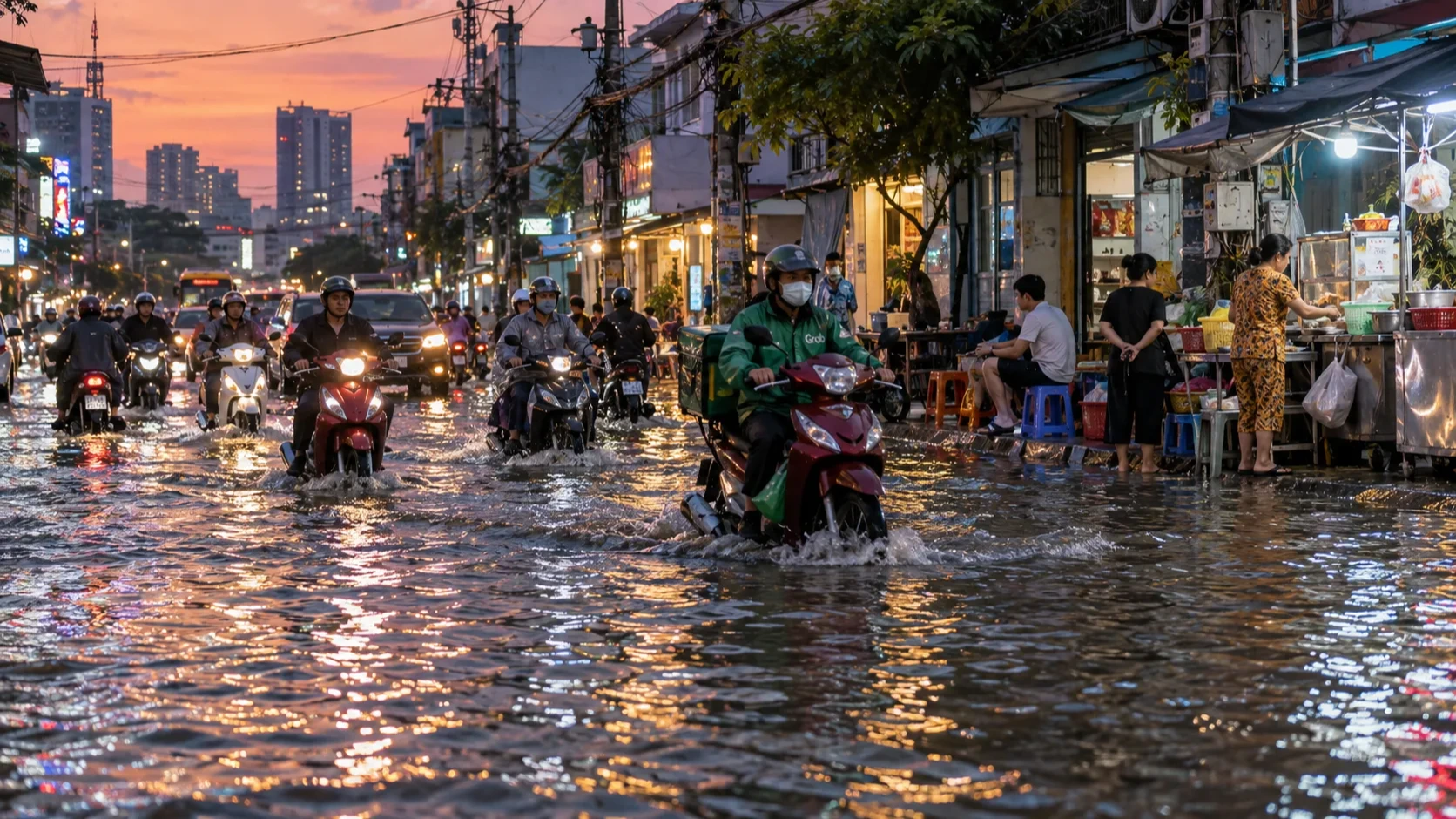 ホーチミン市で潮位上昇、10〜11月はさらに高くなる見通し