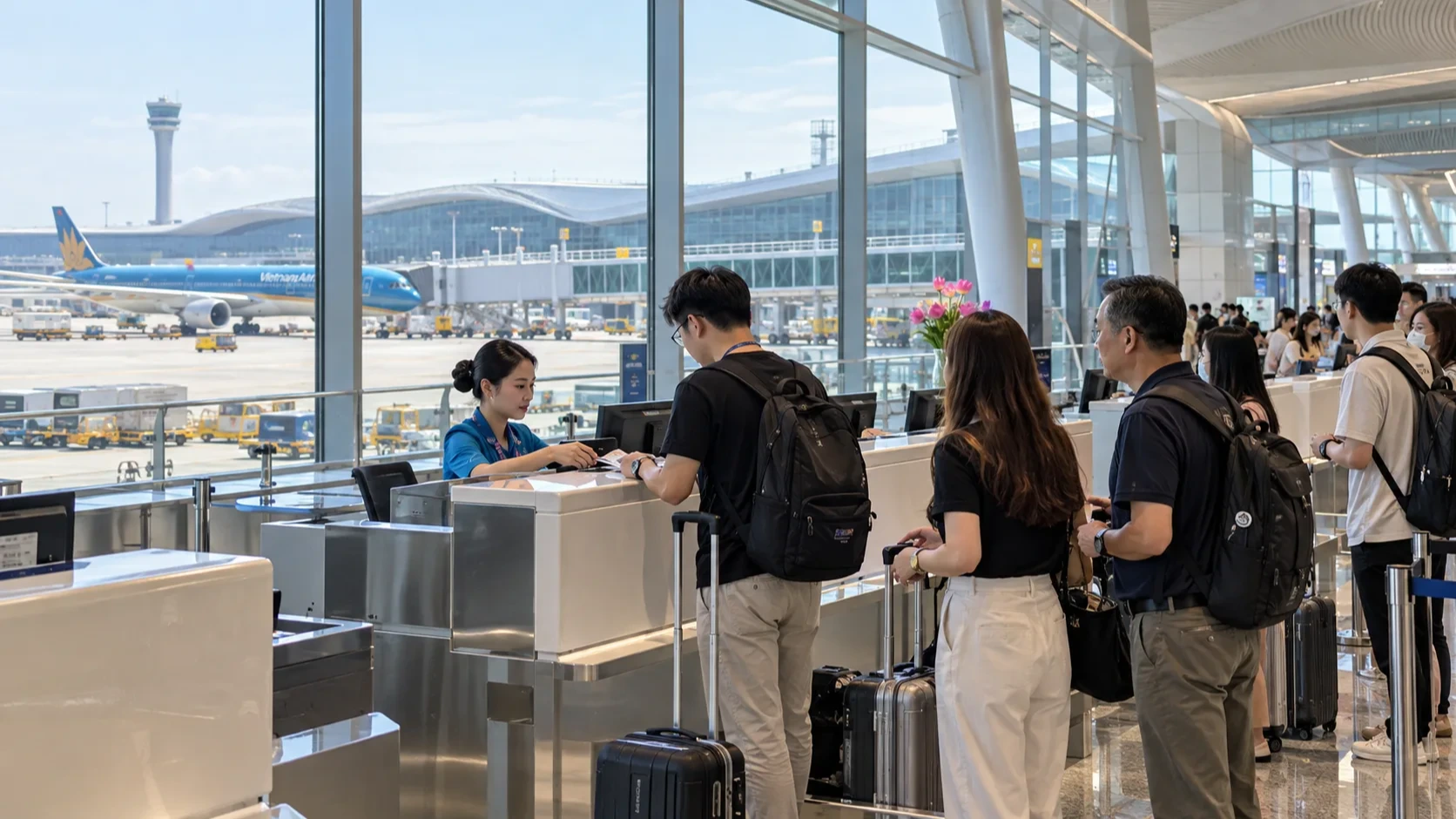 ロンタイン空港、国際線旅客サービス料25ドル　タンソンニャットより5ドル高
