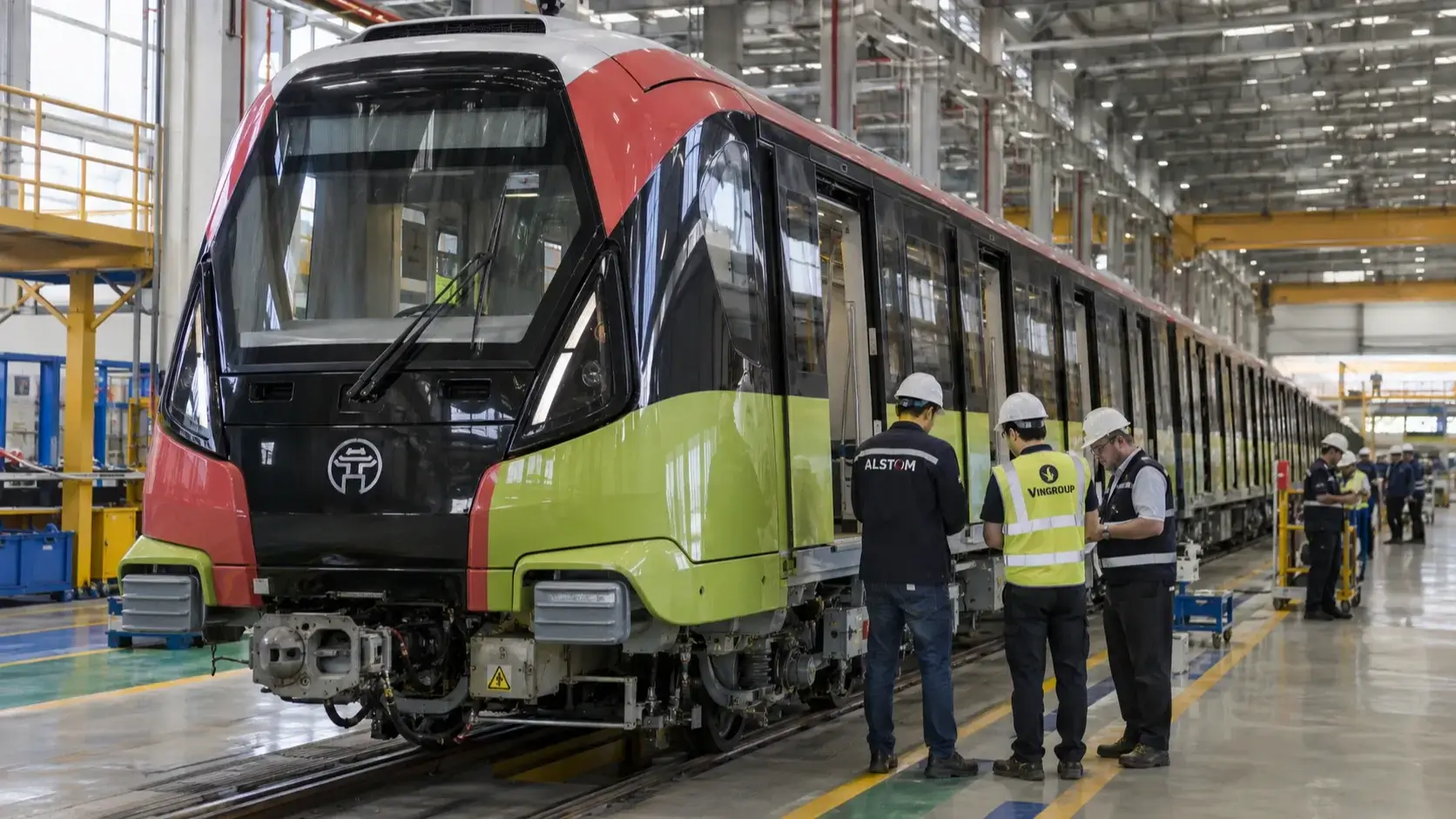 Vingroupとアルストム、ハノイ都市鉄道に200編成 117編成は国内生産へ