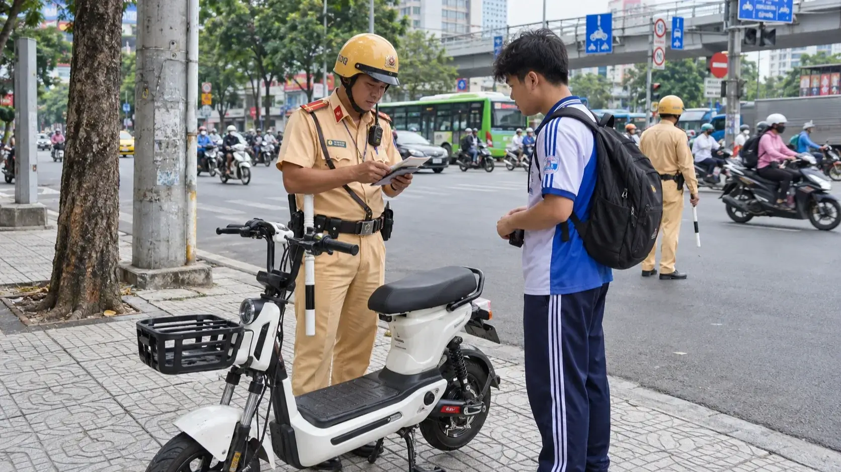 ホーチミン市で学生の電動自転車改造に警告、速度向上で事故や火災の危険