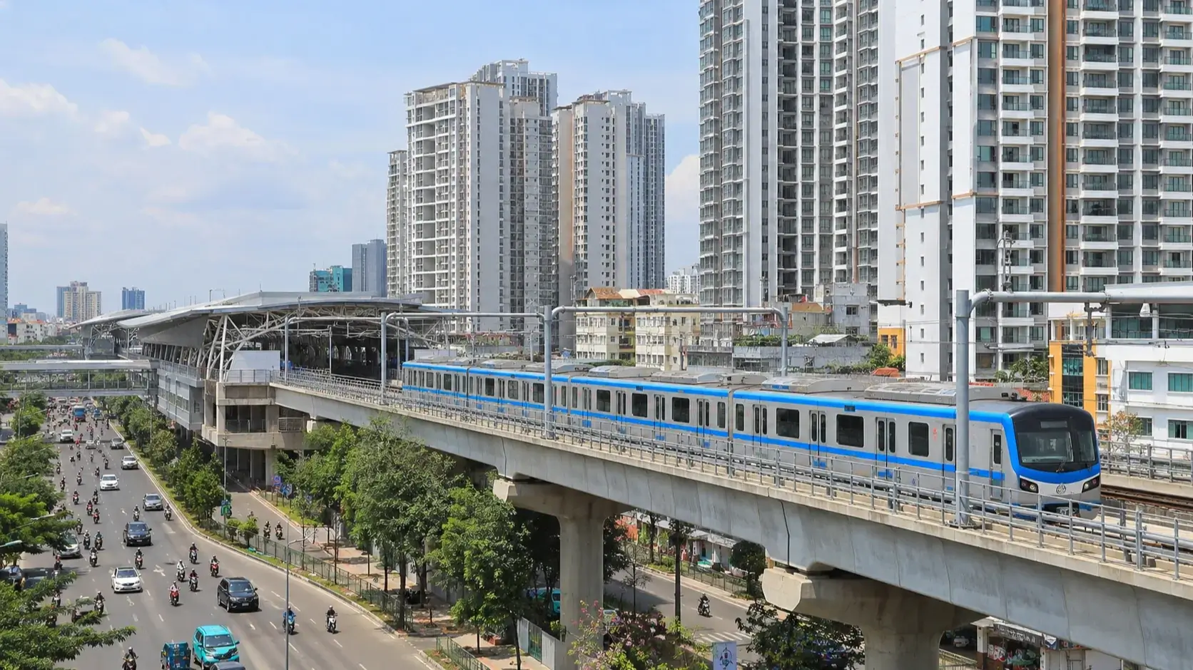 ホーチミン市、メトロ1号線沿線のマンション価格が10年で約2.4倍に