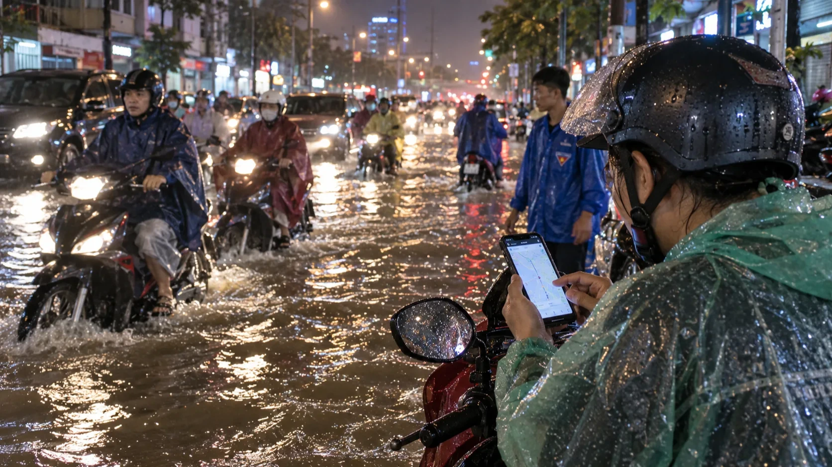 ホーチミン市で冠水情報のデジタルマップ公開、住民投稿や支援隊検索にも対応