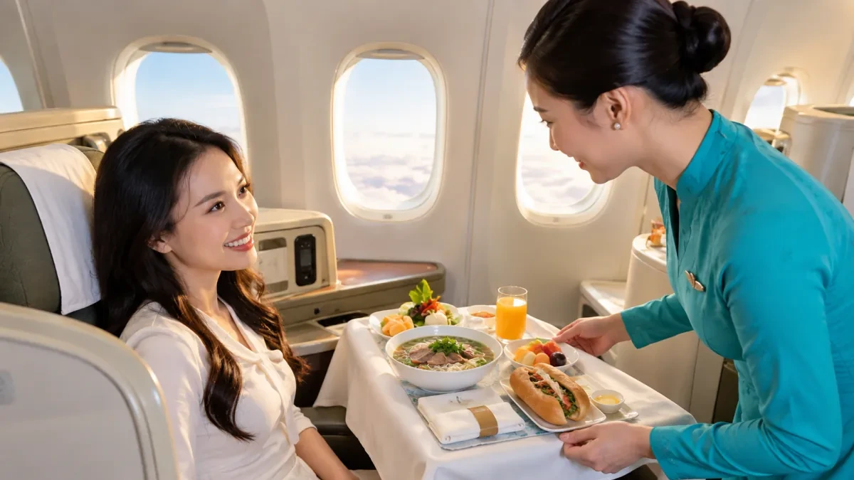 ベトナム航空が機内食で世界一、フォーやバインミーでアジア初受賞