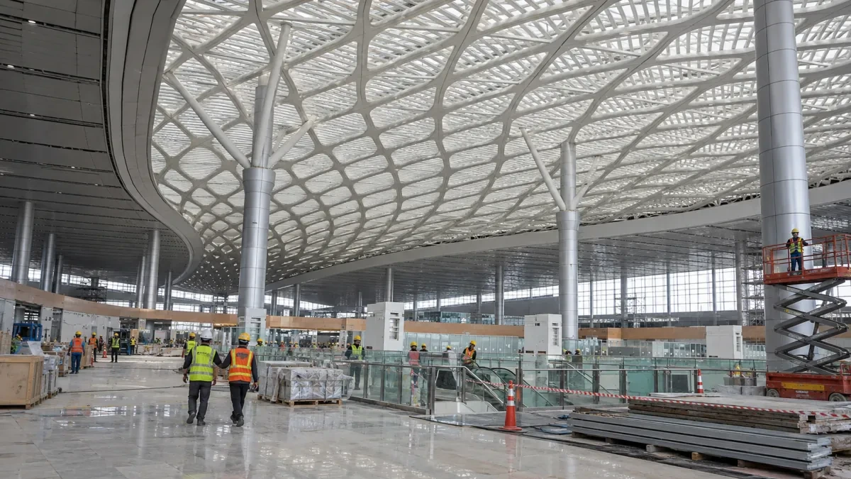 ロンタイン空港、主要4工区に完成遅延の恐れ、熟練工不足や支払い遅れが影響