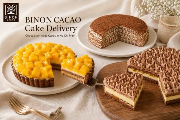 ホーチミンでケーキを注文するならBINON CACAO｜誕生日・差し入れにもおすすめの本格スイーツ