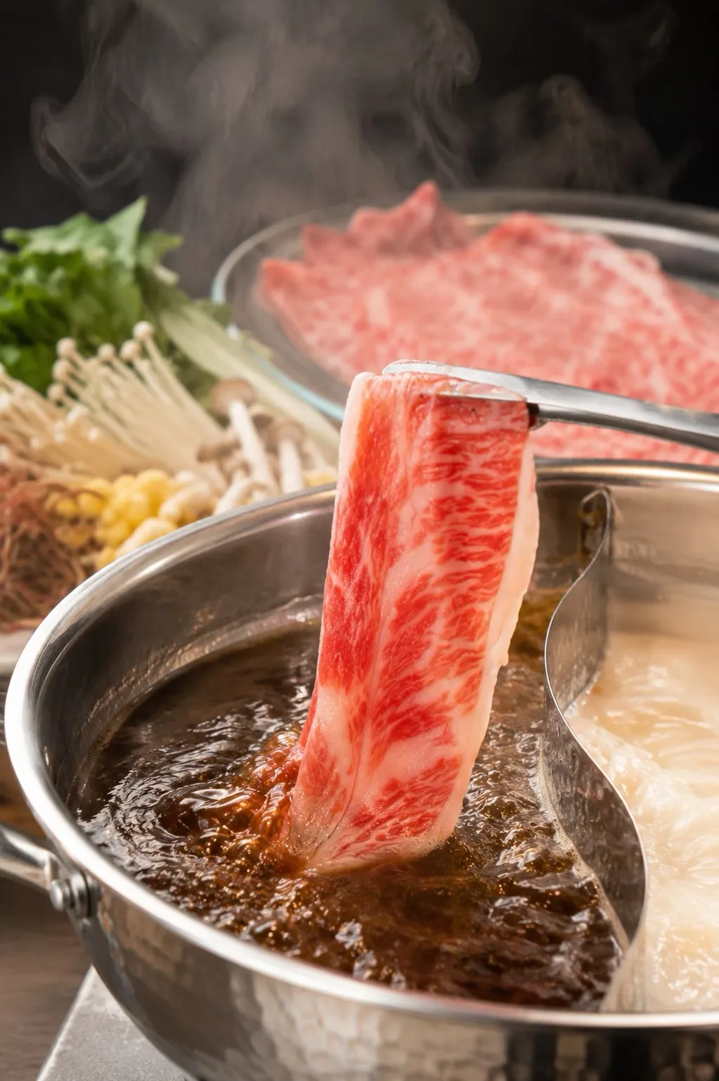 Mameya Saigonのしゃぶしゃぶ宴会コース