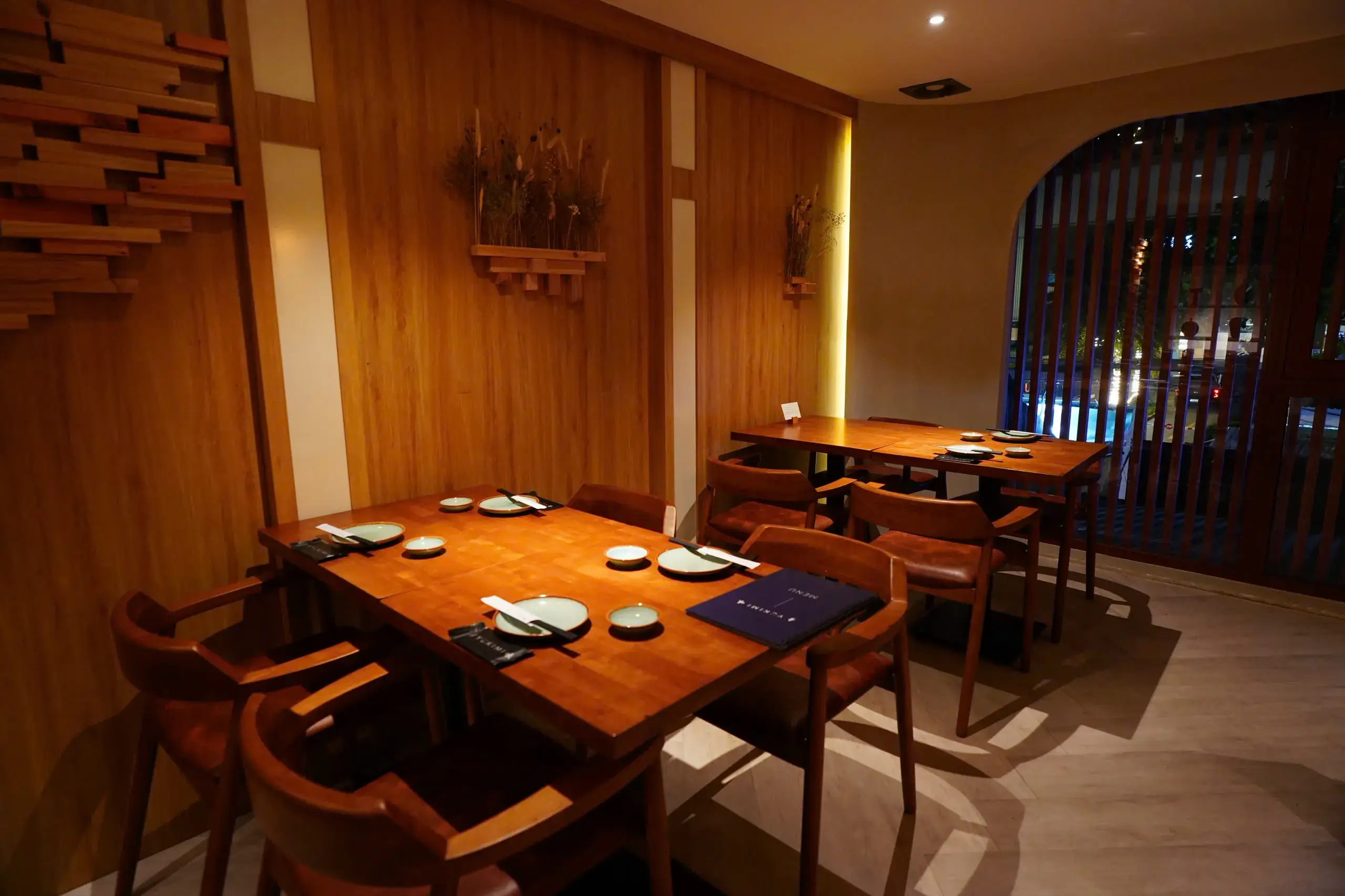 YUKIMIの落ち着いた店内