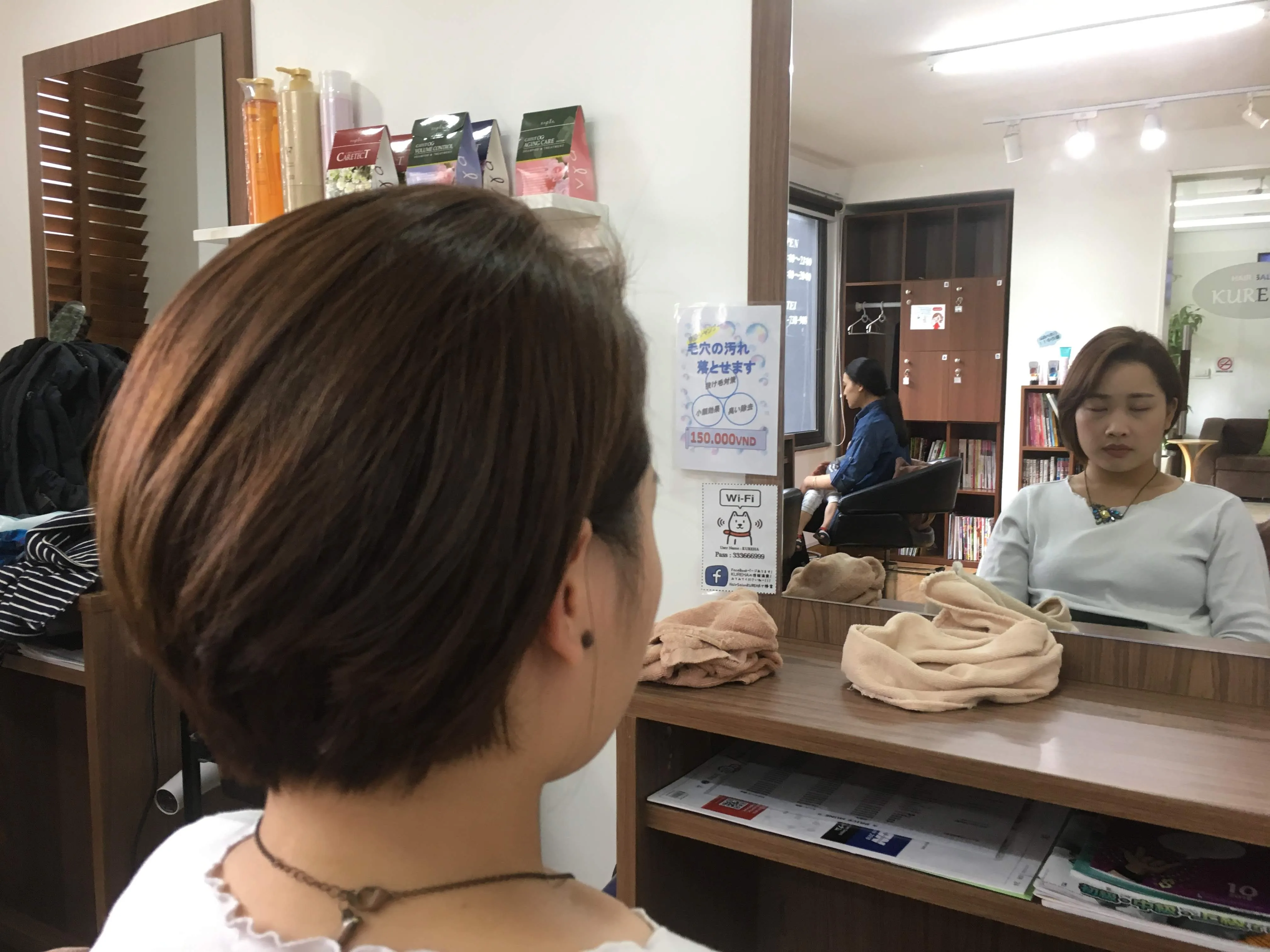 カット・カラー・パーマ・ヘアケアに対応